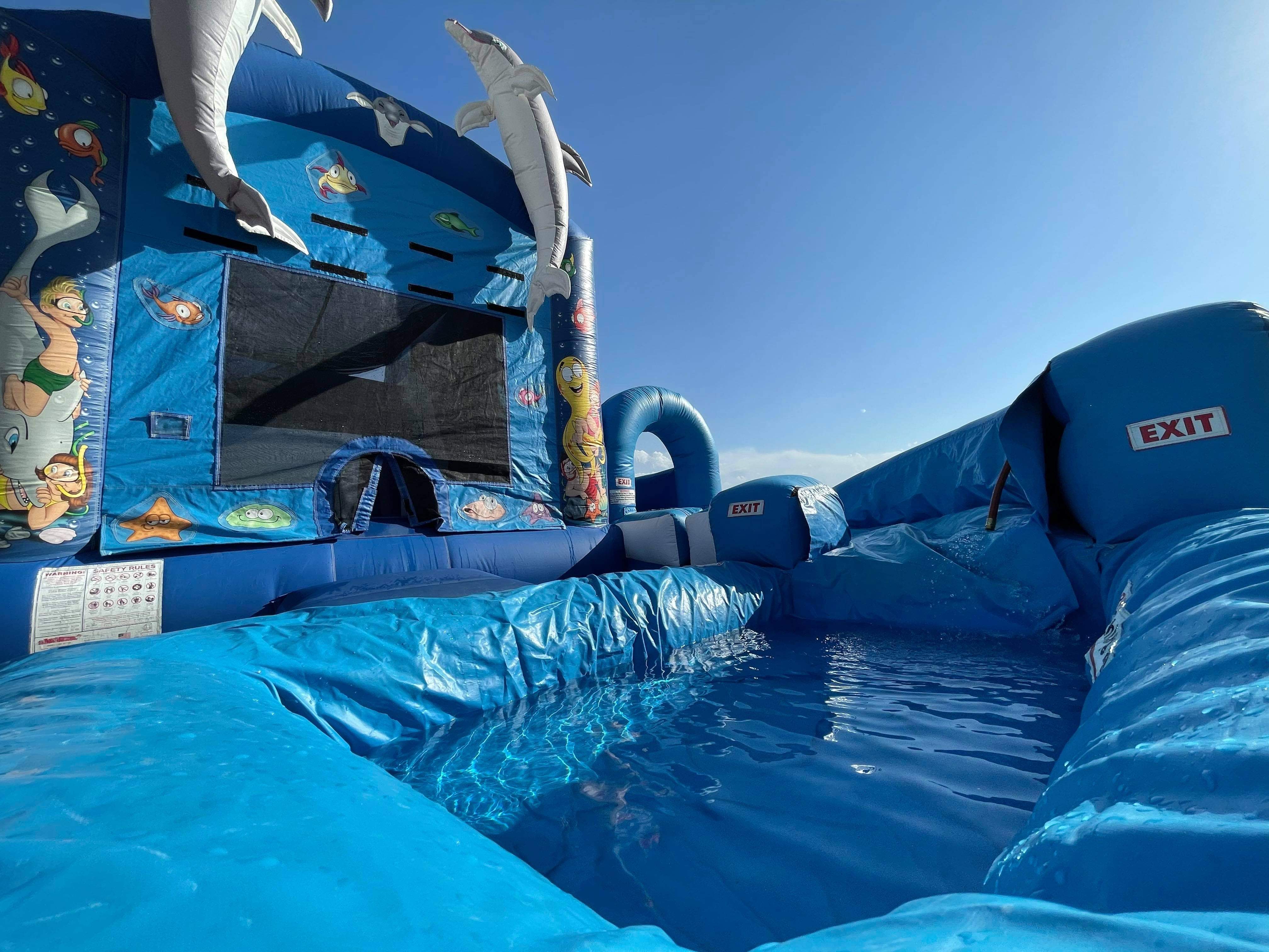 Tropical bounce and slide combo rental - Colorado Bounce Club