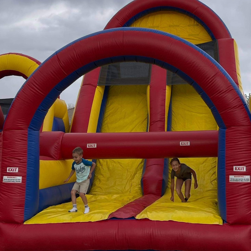 18ft Double-Lane Dry Slide rental in Pueblo and Colorado Springs - Colorado Bounce Club