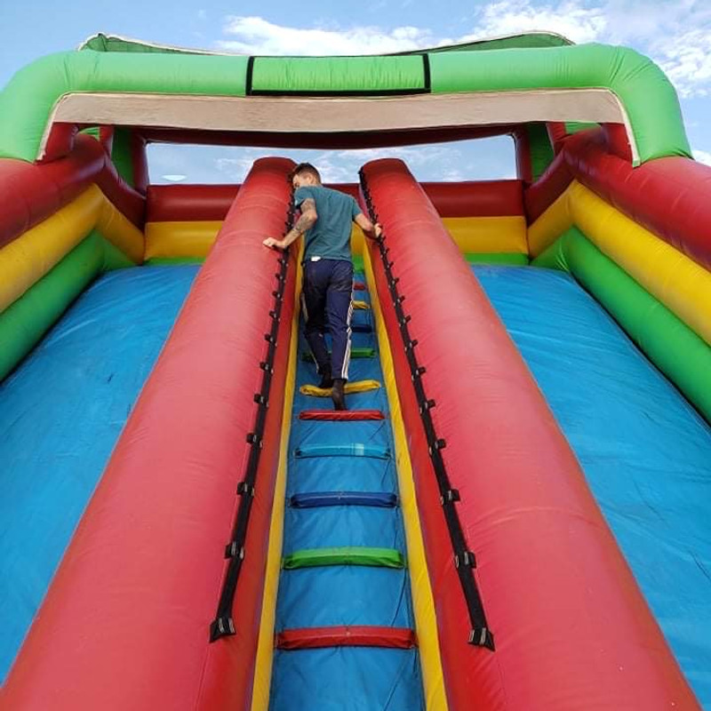 25ft Double-Lane Dry Slide rental in Pueblo and Colorado Springs - Colorado Bounce Club